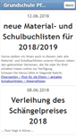 Mobile Screenshot of grundschule-pfaffendorf.de
